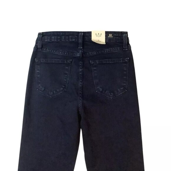 New LTJ Letter to Juliet Venice Jean Womens Size 25 Black High-Rise Straight Leg - Picture 10 of 10